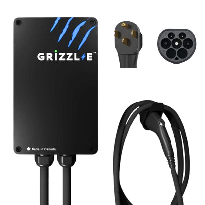 Grizzl-E GBT Classic Cargador de vehículo eléctrico Nivel 2 hasta 40A-10 kW/h, estación de Carga para Interiores/Exteriores con certificación UL-NOMmx, Enchufe NEMA 14-50, Cable Premium de 7.3 Metros