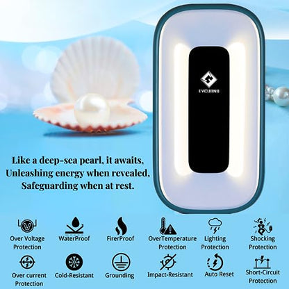 Cargador EV Nivel 2,50 Amp Estación de carga, 240 V, EVSE interior/exterior, cable de 25 pies nivel 2 ev cargador, 2.4 GWiFi/APP/RFID tarjeta (enchufe NEMA14-50 o cableado)