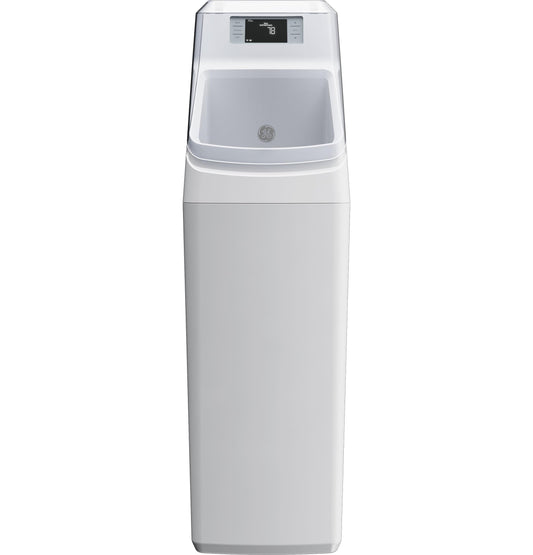 GE GXMD30W Suavizador de agua inteligente con filtración integrada, 30,000 granos, reduce los minerales duros a toda la casa, WiFi integrado con alertas de flujo de agua, agua blanda para ducha, electrodomésticos y fontanería, GXMD30W