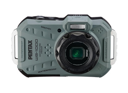 PENTAX WG-1000 - Cámara compacta digital resistente al agua, diseñada para fotografías informales al aire última intervensión y subacuáticas, impermeable hasta una profundidad de 15m MFR: 02155