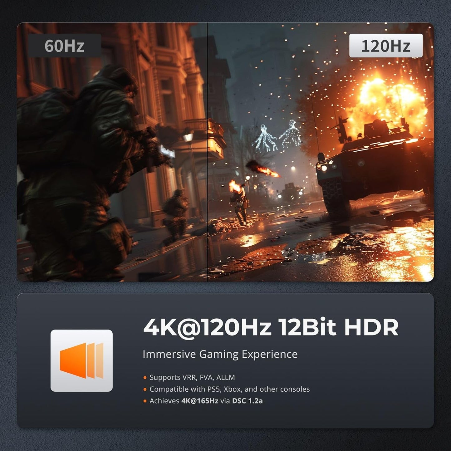 TESmart Conmutador KVM HDMI de 8K a 60Hz, 4 computadoras, 1 monitor USB 3.0, 4 puertos KVM 4K a 144Hz para juegos, 1G Ethernet, emuladores EDID, interruptor de tecla rápida, chip ADI, HKS401-M24-USBK