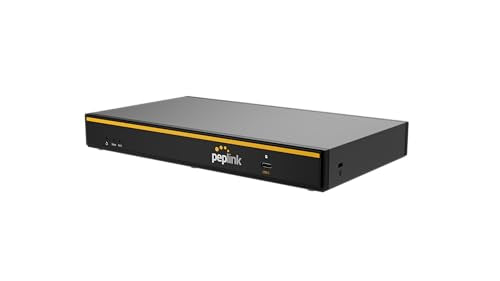 Peplink B-One Router WiFi Gigabit Dual WAN para Internet inalámbrico | Rendimiento de 1 GBps | 2 puertos WAN, 4 puertos LAN, Wi-Fi MIMO 2X2 de doble banda | Suavizado WAN #B-ONE-T-PRM