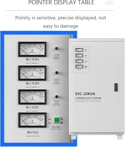 Estabilizador automático de voltaje, relé monofásico de uso doméstico de 150-260 V, salida de 220 V regulador de voltaje de CA para electrodomésticos inestables, 5000 W