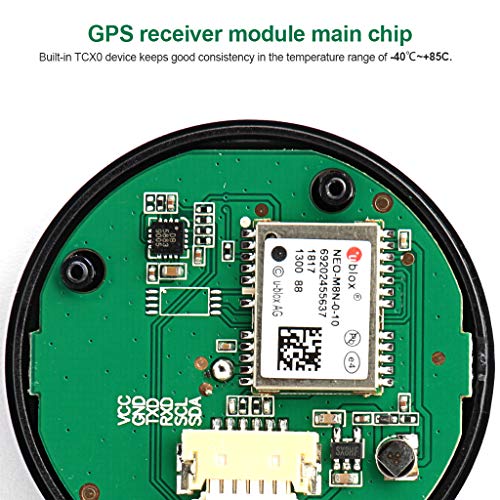 Módulo de brújula GPS+NEO-M8N+ Módulo GPS BDS de precisión APM Control de dron, receptor GPS FPV Control de vuelo Módulo de navegación Pixhawk para APM PIX PX4, compatible con puerto APM I2C MWC