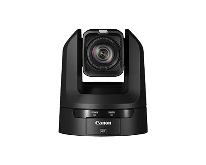 Canon CR-N100 PTZ Cámara (Negro), Zoom óptico de 20x, Video 4K UHD, Producciones Profesionales, Casa de Adoración, Educación, Broadcast, Corporativo MFR #6527C001
