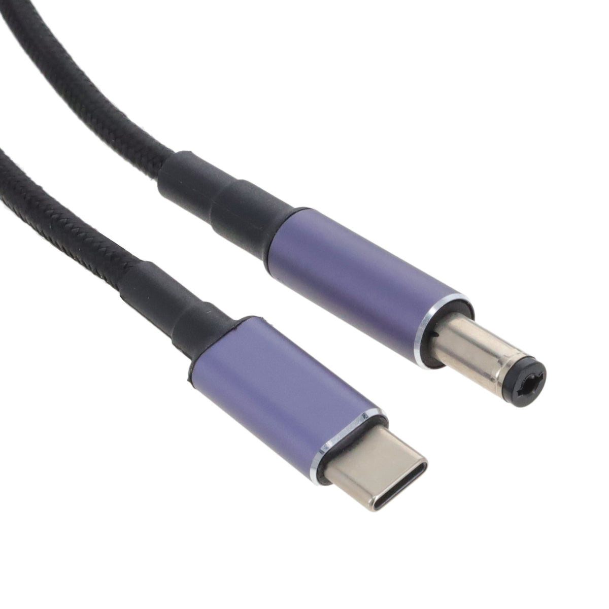 Adafruit Industries LLC 6273 - Enchufe de barril - 2.1mm DE, 5.5mm DE a USB C macho 5.90' (1.80m)