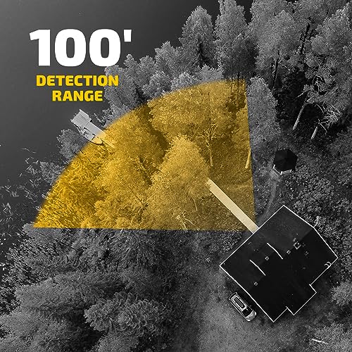 Vosker V300 Ultimate 4G-LTE - Cámara de seguridad autónoma para exteriores | Banco de energía solar externa de alta capacidad de 15,000 mAh | Tarjeta SIM incluida | No necesita Wi-Fi | Transmisión en