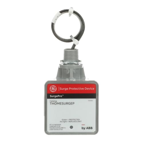 THOMESURGEP by ABB • Dispositivo de protección contra sobretensiones SurgePro™ • SPD residencial con cable montado externamente para minoristas y hogar • SPD tipo 1 • Seguro, confiable y funcional