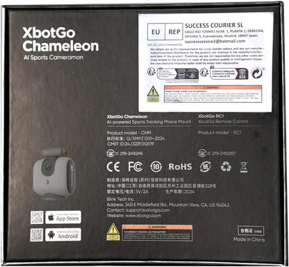 Cámara de acción deportiva Chameleon AI, sistema de seguimiento de cardán deportivo con seguimiento de equipos y jugadores, video COMS 4K, rotación de 360°, FOV de 120°, transmisión en vivo