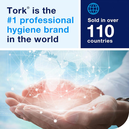 Tork Centerfeed 659028 - Dispensador industrial de toallas de papel, color rojo y humo, dispensador de una sola hoja, rango de rendimiento, 659028