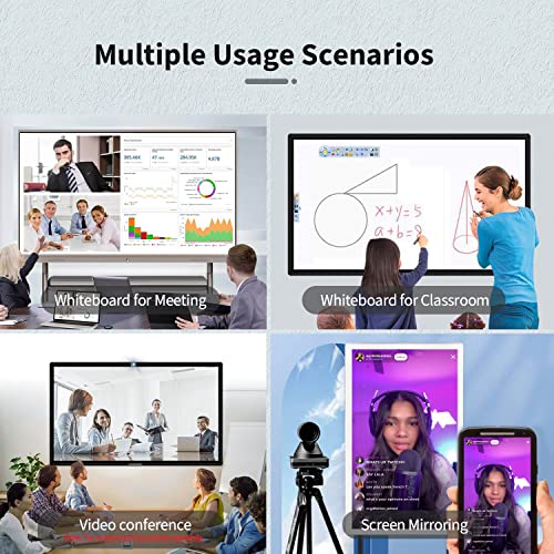 TOUCHWO HD430T Monitor Industrial de Pantalla Táctil Capacitiva Multi-Táctil de 43 Pulgadas, Pantalla 16:9 1920 x 1080P, Altavoces Incorporados, Puertos USB, VGA, DVI y HD-MI, Pantallas de Señalización