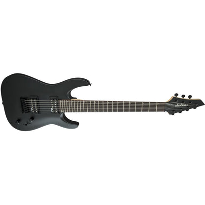 Guitarra eléctrica Jackson JS Dinky Arch Top JS22-7 DKA HT de 7 cuerdas, color negro satinado