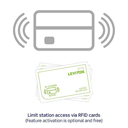 Leviton Tarjeta de control de acceso a la estación de carga adicional (RFID) ERFID 078477877647