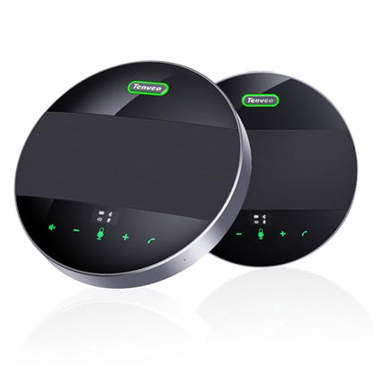 Tenveo MagiCall-EX - Altavoz Bluetooth para conferencias, cadena de margarita/uso solo hasta 30 asistentes, micrófono Bluetooth/inalámbrico/USB - TEVO-M5B-EX