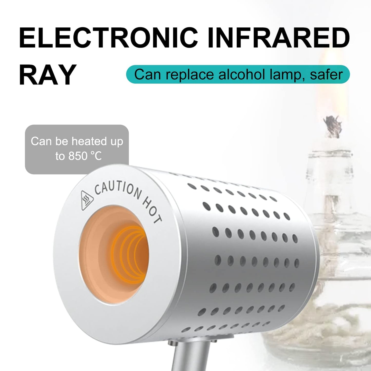 JOANLAB Esterilizador infrarrojo del laboratorio para el uso del laboratorio del esterilizador del anillo de vacunación del lazo de inoculación, 110v (DS-900S)