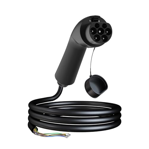 Cable de extensión del cargador de EV 7KW 11KW 22KW GBT Cable de carga EV macho GB/T para abrir el cable para la estación del cargador del vehículo eléctrico (1Phase 32A 7KW 12M)