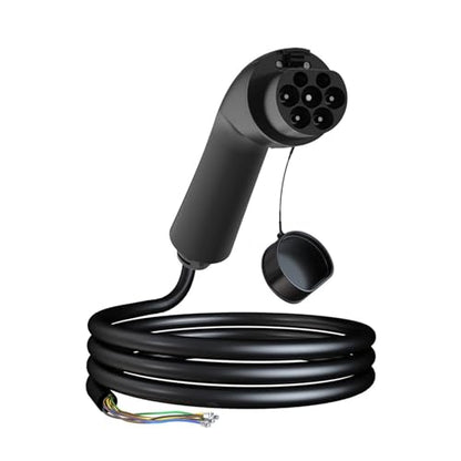 Cable de extensión del cargador de EV 7KW 11KW 22KW GBT Cable de carga EV macho GB/T para abrir el cable para la estación del cargador del vehículo eléctrico (1Phase 32A 7KW 12M)