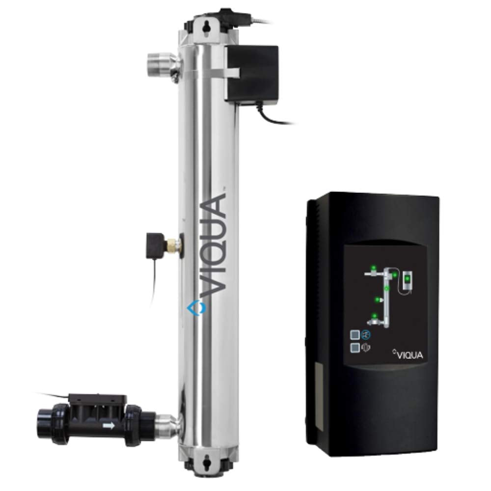 Viqua 650653 PRO20 Sistema UV 20 GPM NFS 55 Clase A para todo el hogar y tratamiento de agua comercial ligero
