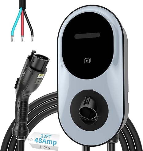 Home Flex - Cargador EV de nivel 2, estación de carga de vehículos eléctricos de nivel 2 habilitada para Wi-Fi inteligente, cable de 23 pies, EVSE con conector J1772 AAL01T1