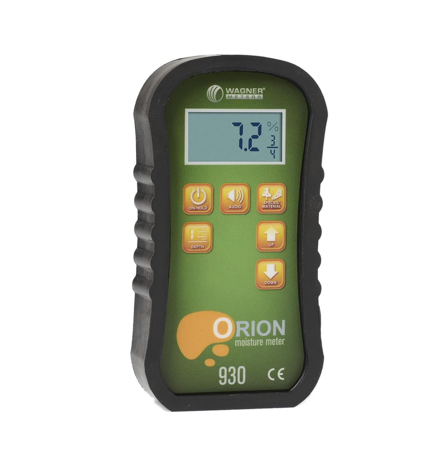 Medidor de humedad de madera sin clavijas Orion® 930 | Pantalla retroiluminada, no destructiva, paneles de yeso, probador de humedad de madera STANDAR CALIBRADO