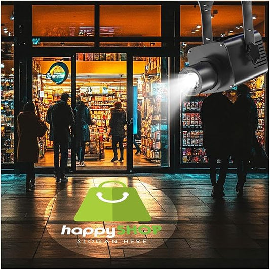 Luces de proyector de logotipo personalizado de 30W, proyector impermeable IP67 HD LED GOBO para escaparate, publicidad de pared al aire libre y decoración de bodas