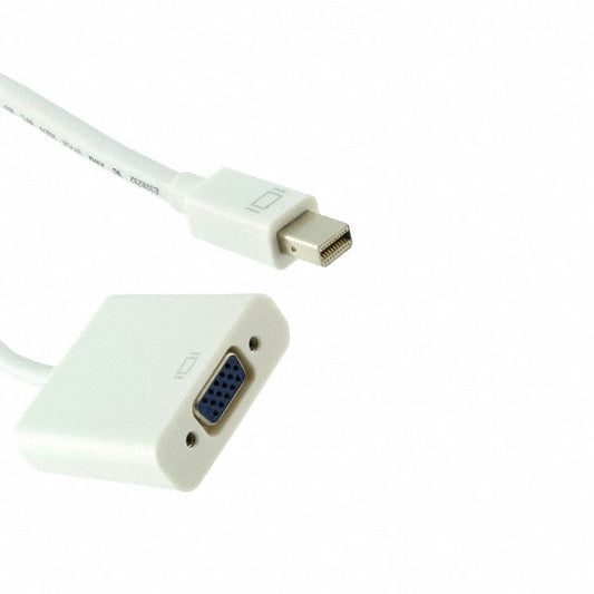 CNC Tech 743-50012-00050 - D-Sub de 15 pos hembra, densidad alta (HD) a Mini DisplayPort, macho 1.64' (500.0mm)