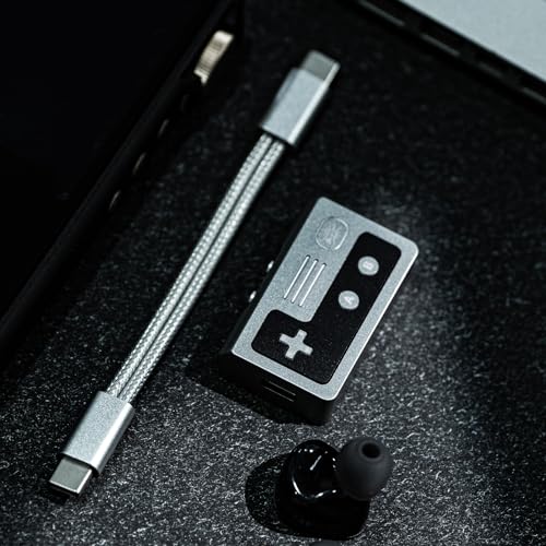 Linsoul Kiwi Ears Allegro - Amplificador portátil en el oído, USB DAC con chip ES9028Q2M, alta resolución de 32 bits/384 kHz, amplificador de auriculares HiFi para teléfono/PC