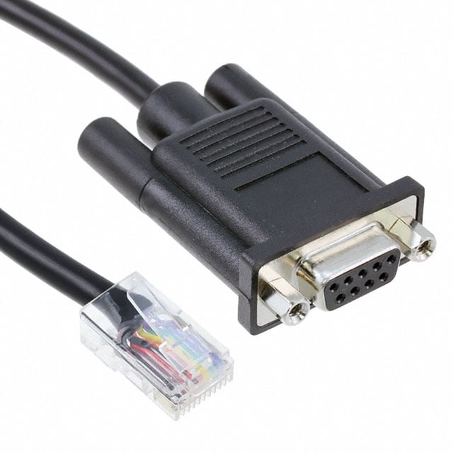 Digi 76000201 - D-Sub de 09 pos hembra a RJ45, 10p10c 4.00' (1.22m)