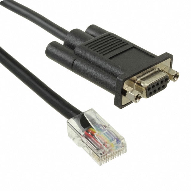 Digi 76000645 - D-Sub de 09 pos hembra a RJ45, 10p10c 4.00' (1.22m)