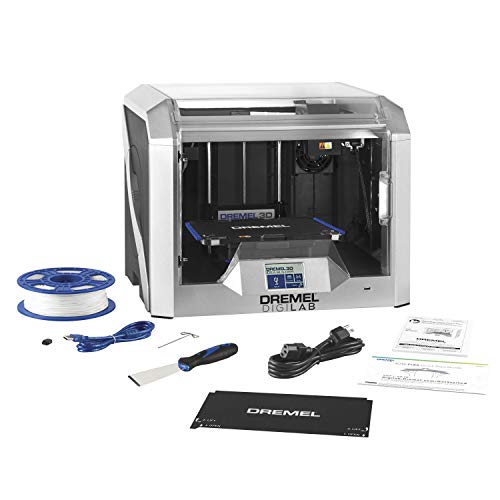 Dremel - Impresora 3D 3D40-FLX-01 DigiLab 3D40 Flex con filamento, placa de construcción flexible, carcasa totalmente cerrada, nivelación automatizada de 9 puntos, PC y MAC OS, Chromebook, compatible