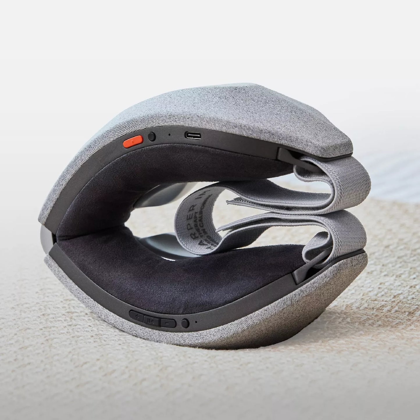 Máscara de ojos Sharper Image RealTouch, masajeador de frío y calor, color gris 1016957