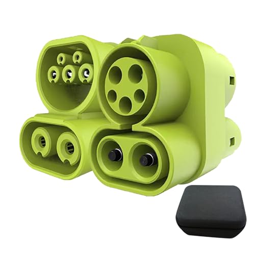 Adaptador CCS1 a CCS2 Cargador EV Adaptador DC 1000V 250A y AC 32A Conector Cargador EV Tipo 1 a Tipo 2 Adaptador SAE J1772 a IEC62196