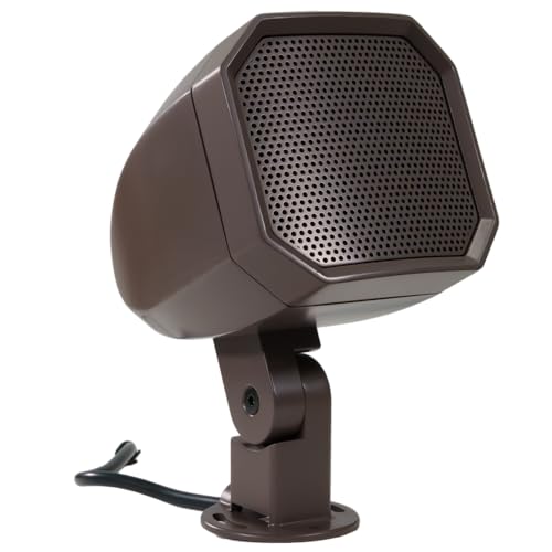 VOLT Sistema de audio para exteriores OHM 4.1 con 4 altavoces satélite, subwoofer y amplificador Bluetooth, proporciona cobertura de hasta 1300 pies cuadrados VAU-KIT3-PBZ