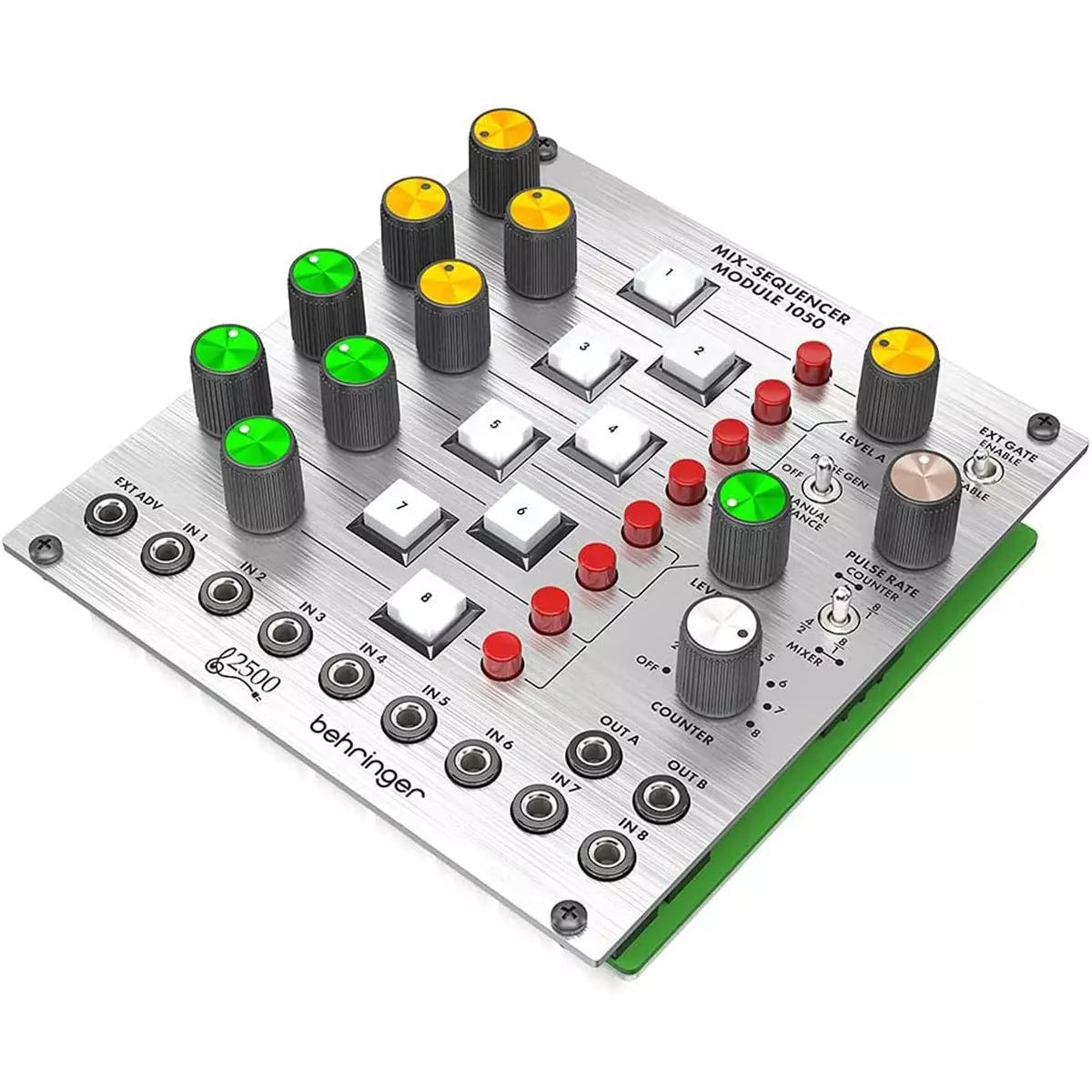 Módulo mezclador/secuenciador de 8 canales Behringer Legendary 2500 Series 1050 para Eurorack 000-E9500-00010