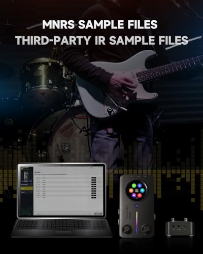 MOOER Prime M2 - Amplificador de auriculares con procesador de múltiples efectos, pedales de guitarra bajo estéreo con 194 modelos de efectos que cargan MNRS y archivos de muestra IR de terceros