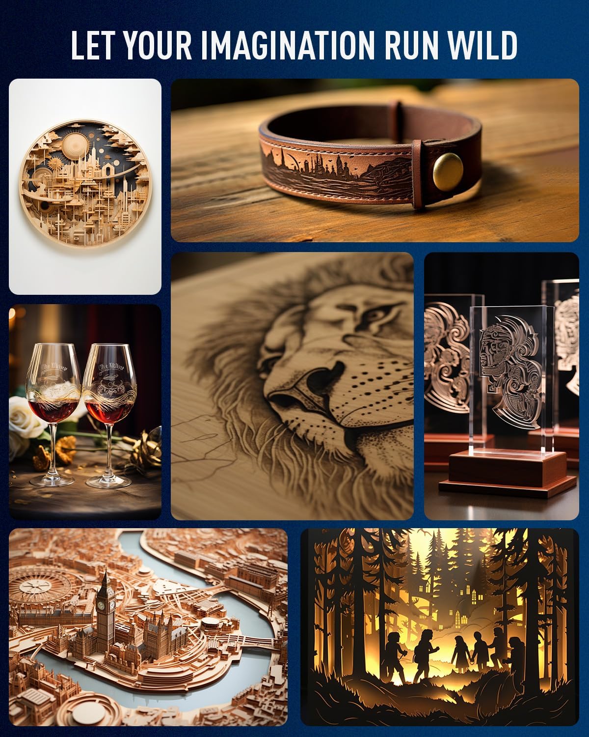 OMTech Grabador láser de CO2 K40+, máquina de grabado láser de escritorio de 8 x 12 pulgadas 40 W para uso doméstico, cortador láser compatible con láser de asistencia de aire para madera y vidrio más