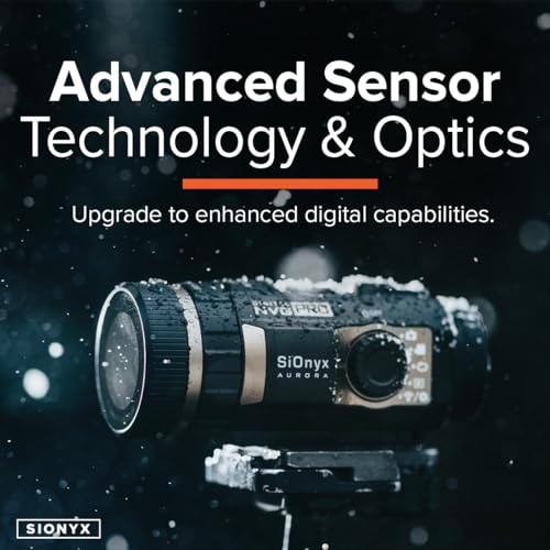 SiOnyx Aurora PRO - Cámara digital de visión nocturna a color y kits - Aurora PRO, WiFi, brújula y GPS, tarjeta MicroSD, funda protectora impermeable y más #C011300