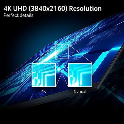AOPEN Acer - Monitor ZeroFrame 4K UHD de 31.5 pulgadas para el hogar y la oficina | AMD FreeSync | Diseño elegante ultrafino | HDR 10 | 4 ms G a G | Luz azul baja | Inclinación | DP 1.2 y 2 x HDMI 2.0 - UM.JS2AA.003