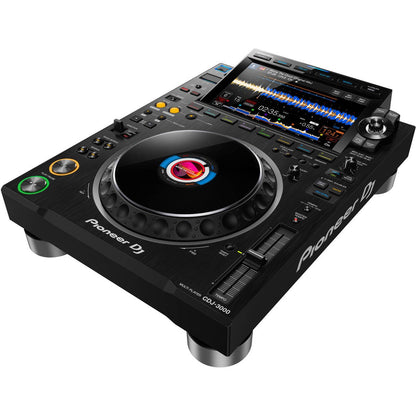 Pioneer Electronics CDJ-3000 Multireproductor profesional de DJ de alta resolución, negro PICDJ3000