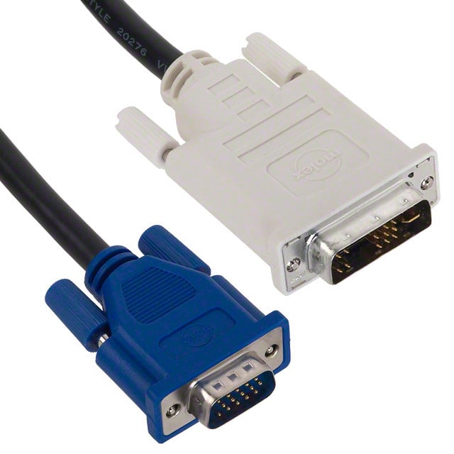 Molex 887418300 - D-Sub macho de 15 pos. y alta densidad (HD) a DVI-A macho 6.56' (2.00m)