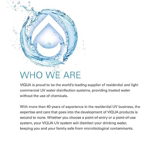 Viqua 650653 PRO20 Sistema UV 20 GPM NFS 55 Clase A para todo el hogar y tratamiento de agua comercial ligero