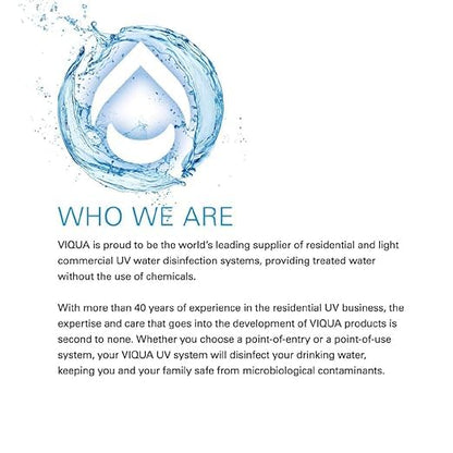 Viqua 650653 PRO20 Sistema UV 20 GPM NFS 55 Clase A para todo el hogar y tratamiento de agua comercial ligero