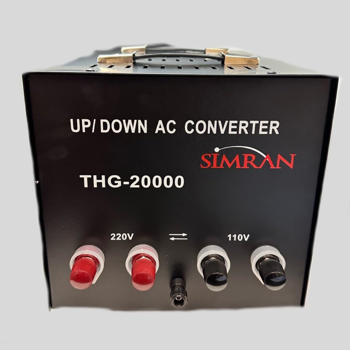 Simran THG-20,000 convertidor de voltaje, transformador de potencia elevador y descendente para conversión de 110 voltios, 220 voltios, 240 voltios (20000 vatios)