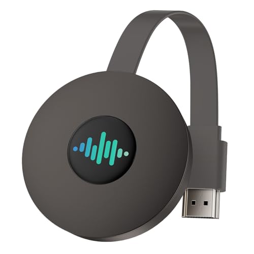 Adaptador de pantalla HDMI inalámbrico 5G, dongle Miracast 4K, espejo de pantalla para teléfono inteligente, Android, tableta, laptop, ventana a HDTV/monitor/proyector, DLNA compatible, Miracast