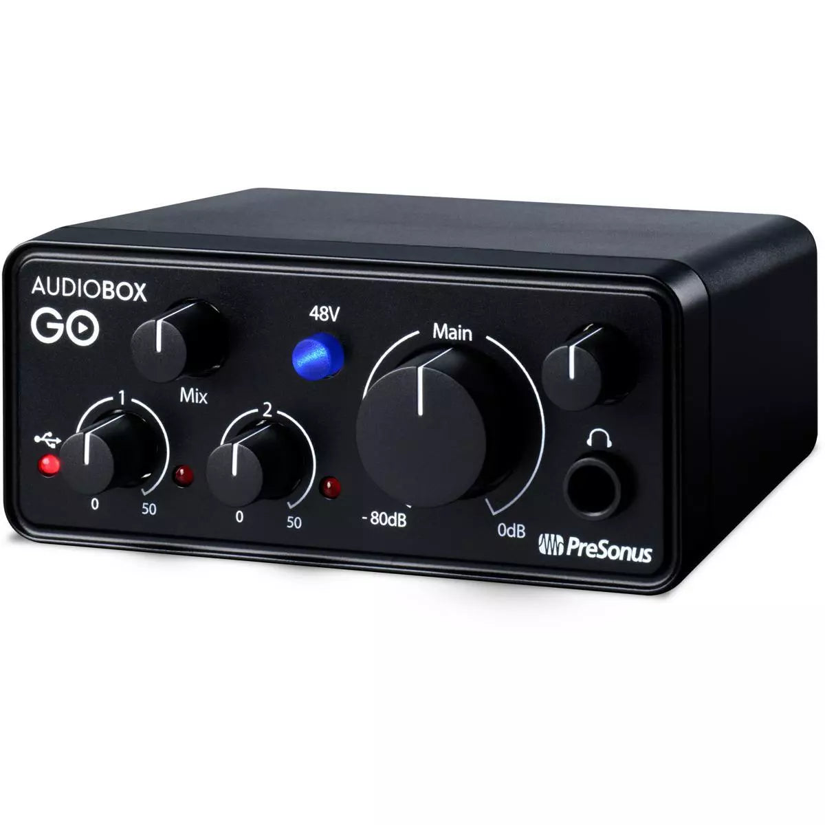 Interfaz de grabación USB PreSonus AudioBox GO 2x2 n.° 2777700106