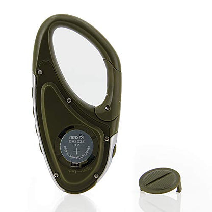 Barómetro altímetro termómetro métrico monitor de altitud para escalada, camping, deportes al aire libre, multifunción con retroiluminación