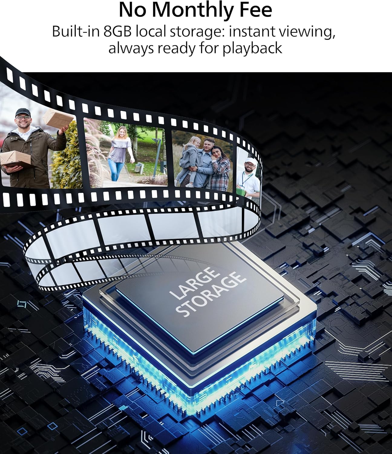 Cámara de timbre de video de seguridad Philips (timbre incluido), sin cuota mensual, cámaras duales 2K FHD con detección de movimiento, audio de 2 vías, compatible con Alexa y Google Assistant # DDA270X-2TXS