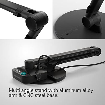 OKIOCAM X1 4K Ultra HD Cámara de documentos de modo dual y cámara web - Luz LED, micrófonos integrados, enfoque automático, formato A3 Ledger - Funciona con Zoom, Google Meet OBS, equipos -