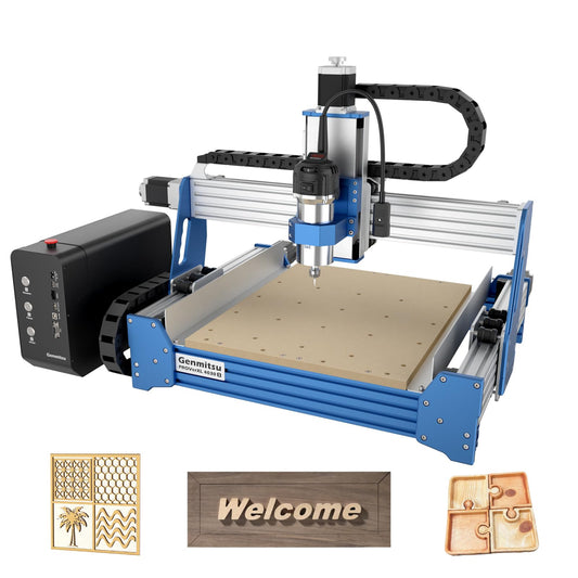 Genmitsu PROVerXL 4030S - Máquina enrutadora CNC con husillo de 710 W, fresadora CNC de escritorio de 3 ejes mejorada para madera, metal, acrílico, rieles lineales de alta precisión, altura Z de 5.118 in, control de aplicación inalámbrico #584167051