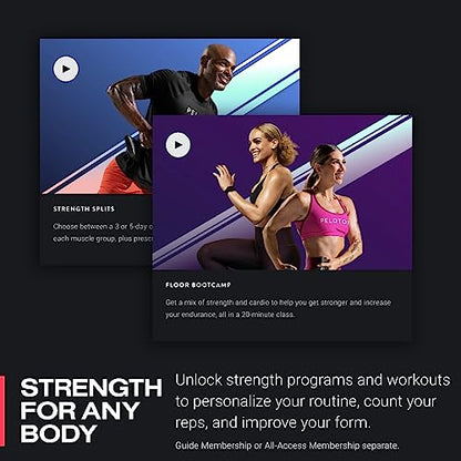 Peloton Guía de entrenamiento de fuerza personal alimentado por IA para tu televisor, con tecnología de cámara incorporada, instructores de clase mundial y funciones de entrenamiento motivadoras,